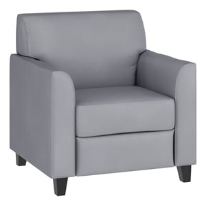 Flash Furniture Hercules Diplomat Series Gray LeatherSoft Chair