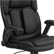 Flash Furniture High Back Leather Swivel Office Chair in Black