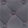 Flash Furniture Faux Leather Tufted Adjustable Bar Stool in Gray
