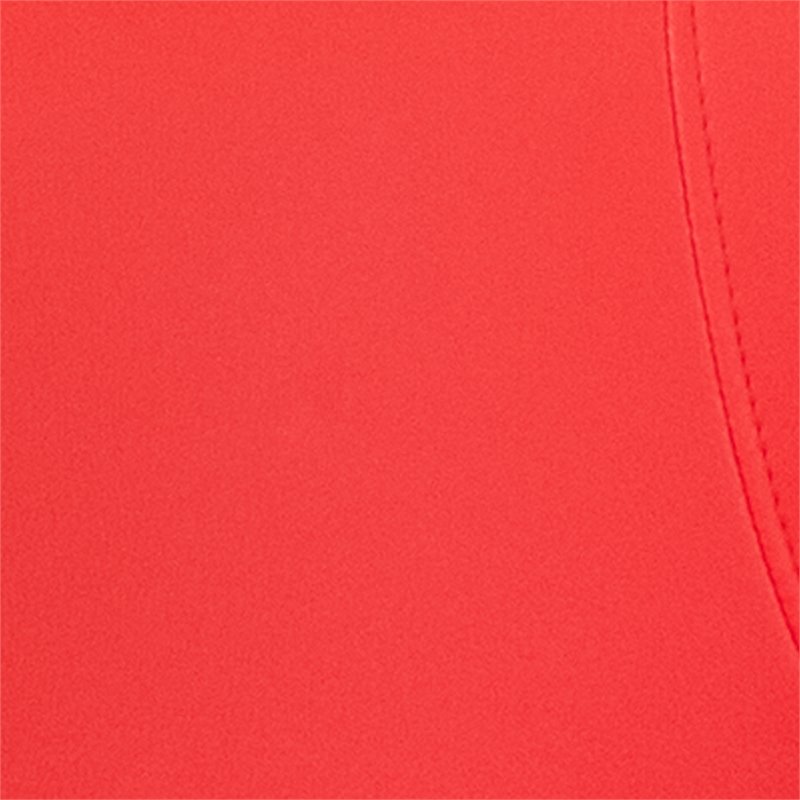 Flash Furniture Faux Leather Adjustable Bar Stool in Red