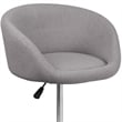 Flash Furniture Fabric Adjustable Bar Stool in Gray