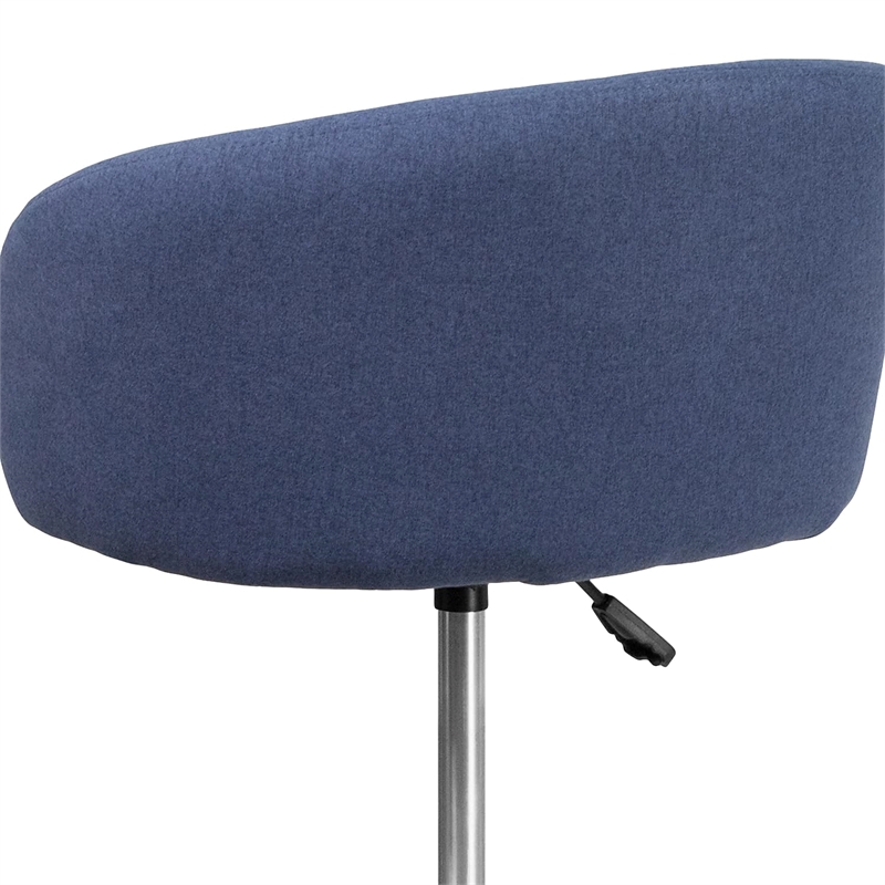 Flash Furniture Fabric Adjustable Bar Stool in Blue