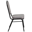 Flash Furniture Fabric Banquet Chair in Black and Gray