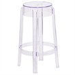 Flash Furniture 26&quot Backless Transparent Counter Stool