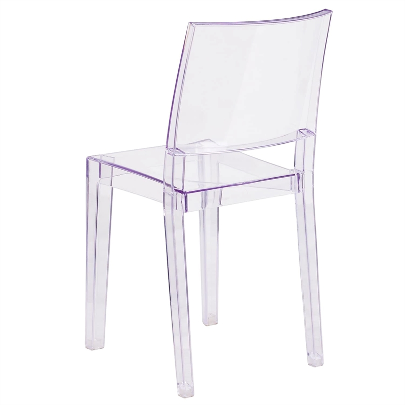 Flash Furniture Transparent Stacking Chair