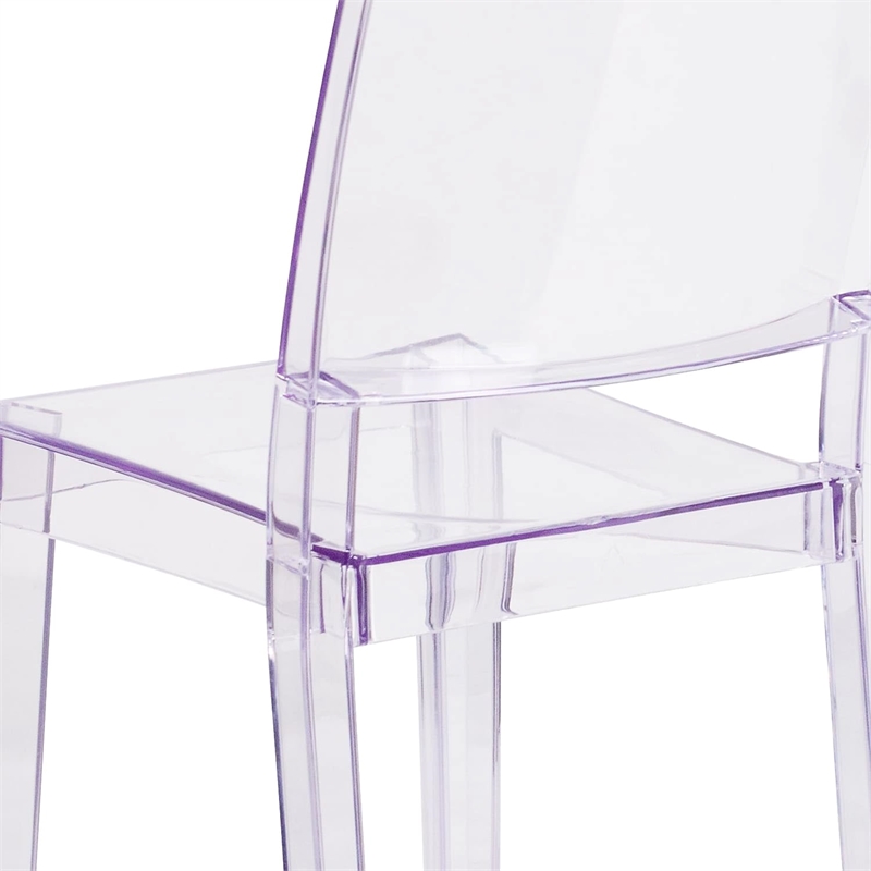 Flash Furniture Transparent Stacking Chair