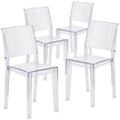 Flash Furniture Transparent Stacking Chair