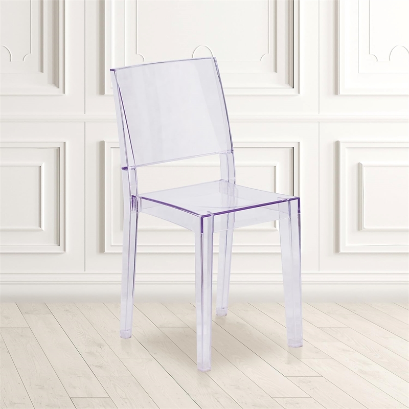 Flash Furniture Transparent Stacking Chair