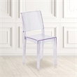 Flash Furniture Transparent Stacking Chair