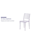 Flash Furniture Transparent Stacking Chair