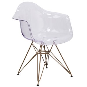 flash furniture transparent dining chair