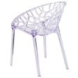 Flash Furniture Specter Transparent Stacking Side Dining Chair