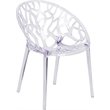 Flash Furniture Specter Transparent Stacking Side Dining Chair