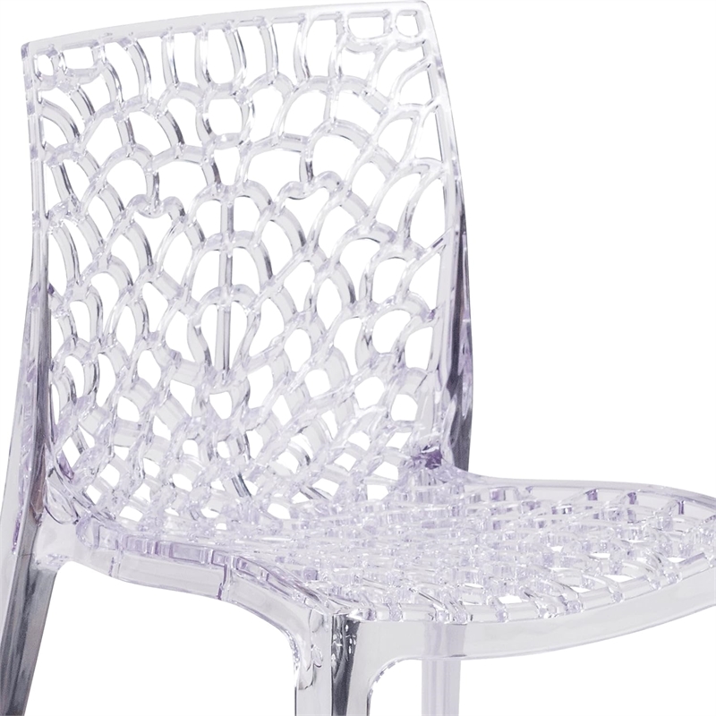 Flash Furniture Transparent Stacking Chair