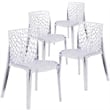 Flash Furniture Transparent Stacking Chair