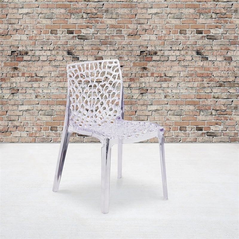 Flash Furniture Transparent Stacking Chair