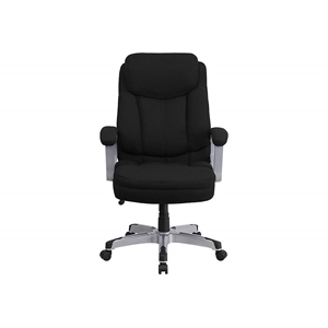 Flash Furniture Big and Tall Fabric Swivel Office Chair in Black