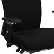 Flash Furniture Fabric Swivel Office Chair in Black