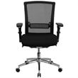Flash Furniture Mesh Swivel Office Chair in Black