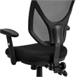 Flash Furniture Swivel Office Chair in Black