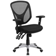 Flash Furniture Swivel Office Chair in Black