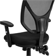 Flash Furniture Swivel Office Chair in Black