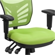 Flash Furniture Nicholas Mid-Back Green Mesh Multifunction Office Chair