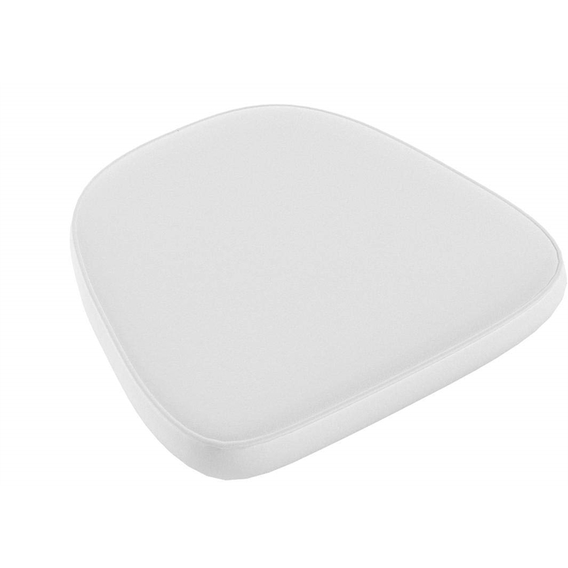 Flash Furniture Chiavari Fabric Seat Cushion in White