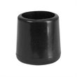 Flash Furniture Replacement Foot Cap in Black