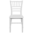 Flash Furniture Child's White Resin Chiavari Chair - Event Chair