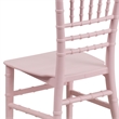 Flash Furniture Child's Pink Resin Chiavari Chair - Event Chair
