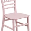 Flash Furniture Child's Pink Resin Chiavari Chair - Event Chair