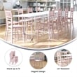 Flash Furniture Child's Pink Resin Chiavari Chair - Event Chair