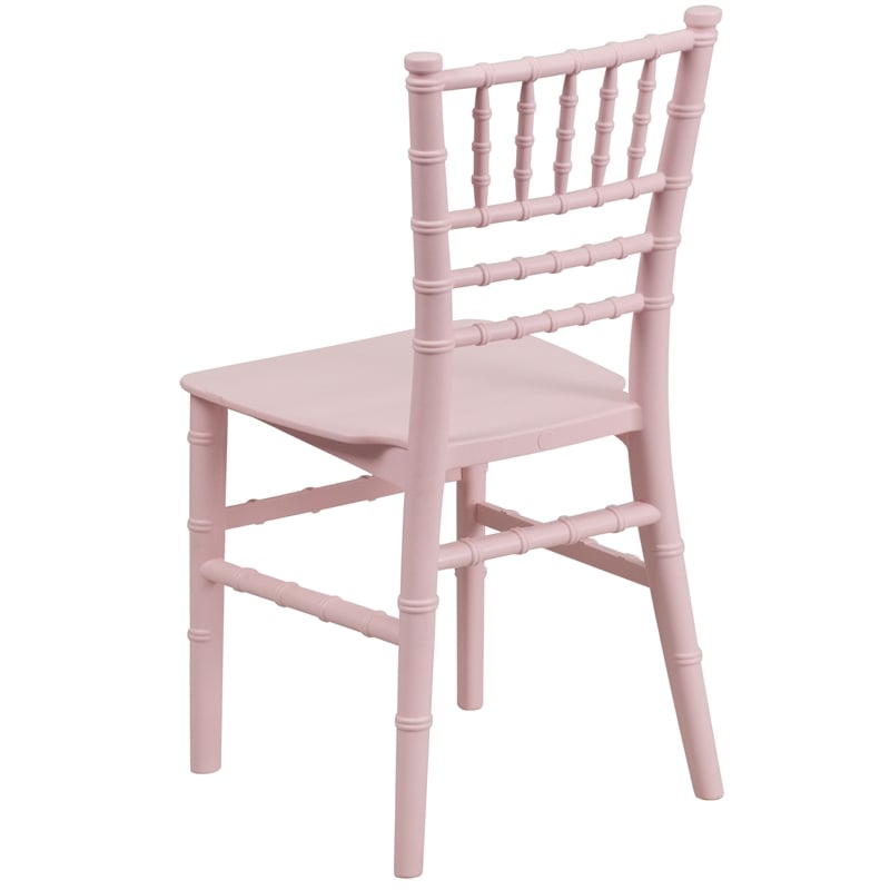 Flash Furniture Child's Pink Resin Chiavari Chair - Event Chair