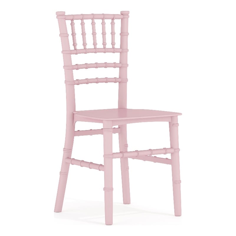 Flash Furniture Child's Pink Resin Chiavari Chair - Event Chair