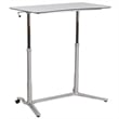 Flash Furniture Sit-Downand Stand-Up Desk In Light Gray