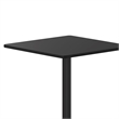 Flash Furniture 30Sq Laminate Table-Rd Base In Black
