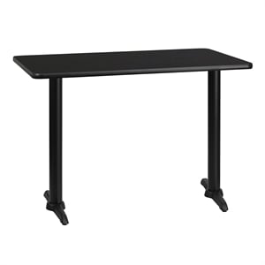 Flash Furniture 30X42 Laminate Table-T-Base In Black
