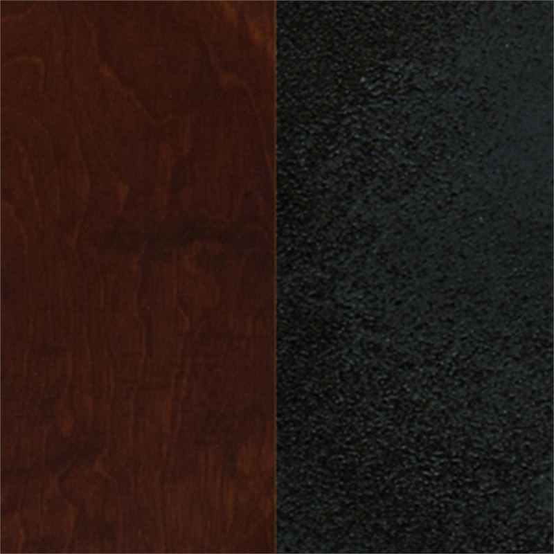 Flash Furniture Metal Restaurant Bar Stool in Black and Walnut