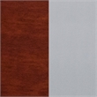 Flash Furniture Restaurant Dining Chair in Mahogany and Silver