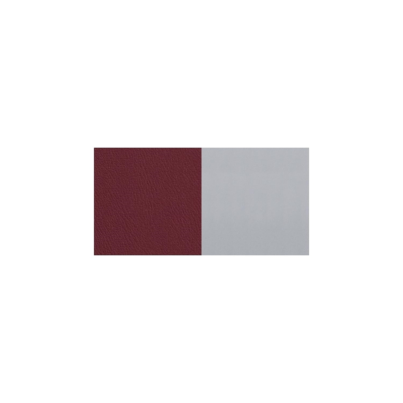 Flash Furniture Restaurant Dining Chair in Burgundy and Silver