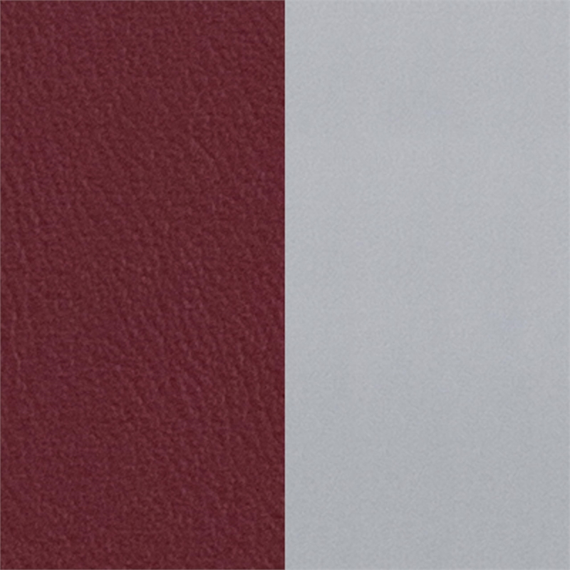 Flash Furniture Bar Stool in Burgundy and Silver