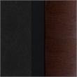 Flash Furniture Metal Restaurant Dining Chair in Black and Mahogany