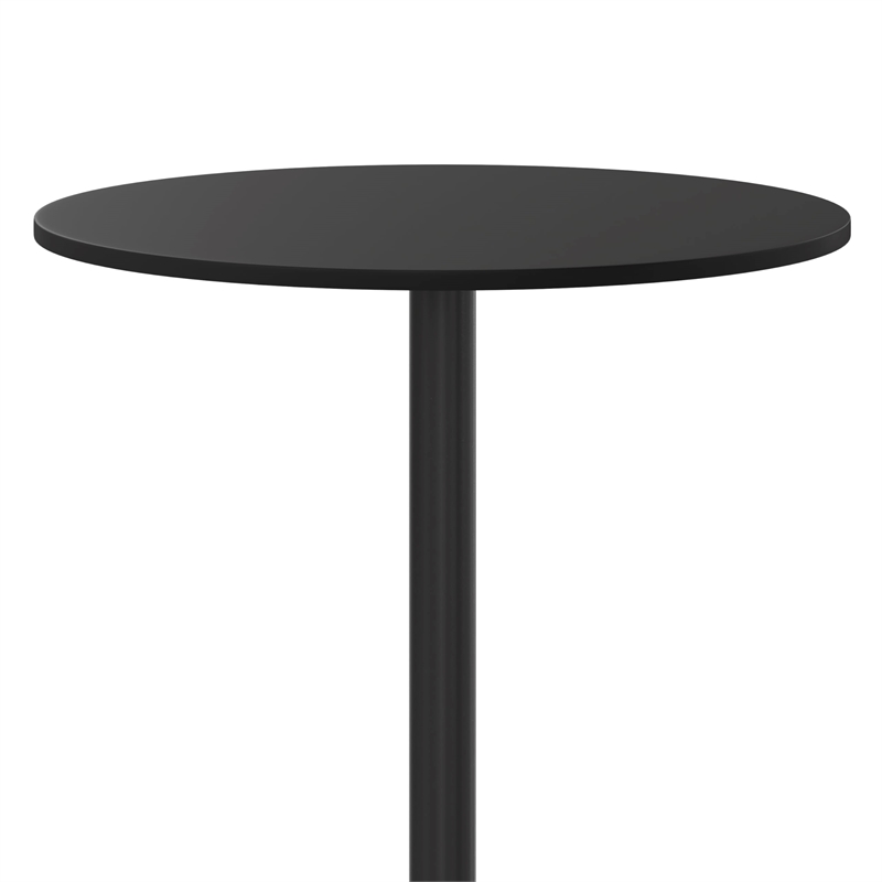 Flash Furniture 30Rd Laminate Table-X-Base In Black