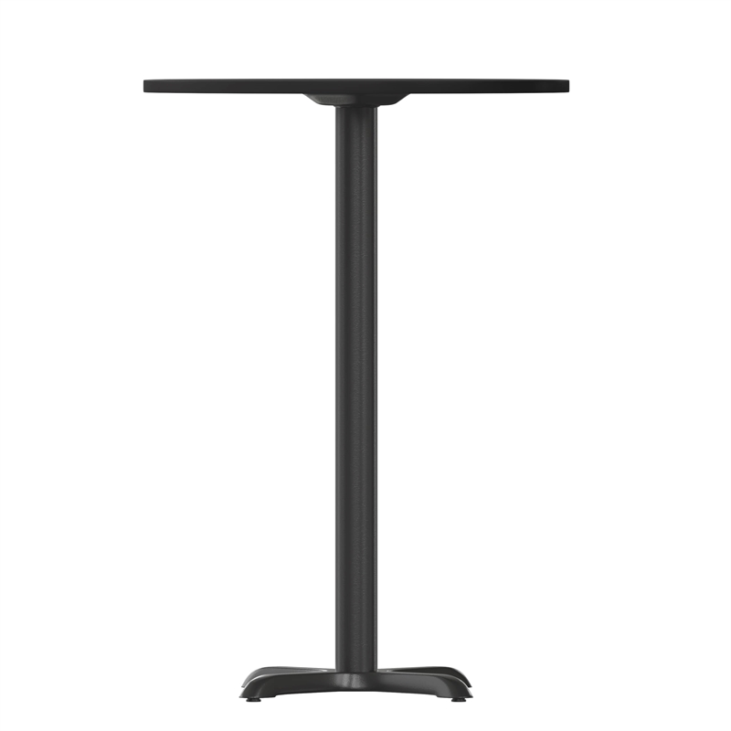 Flash Furniture 36Rd Laminate Table-X-Base In Black