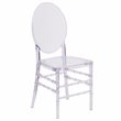 Flash Furniture Ice Florence Transparent Stacking Chair