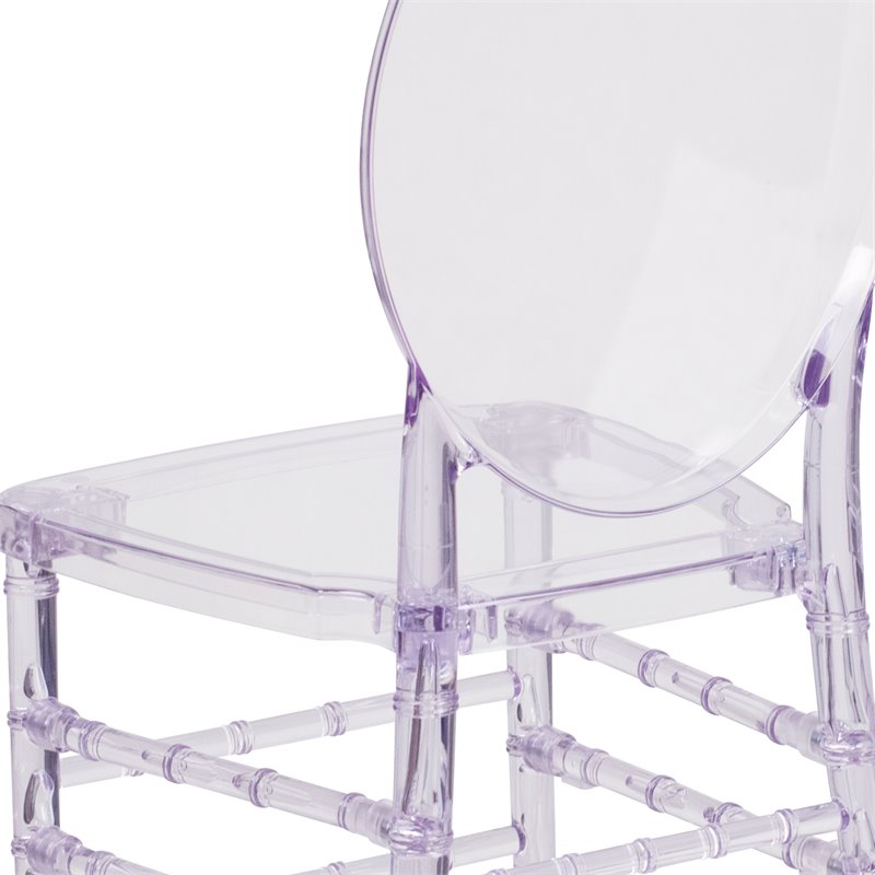 Flash Furniture Ice Florence Transparent Stacking Chair