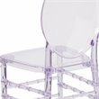 Flash Furniture Ice Florence Transparent Stacking Chair