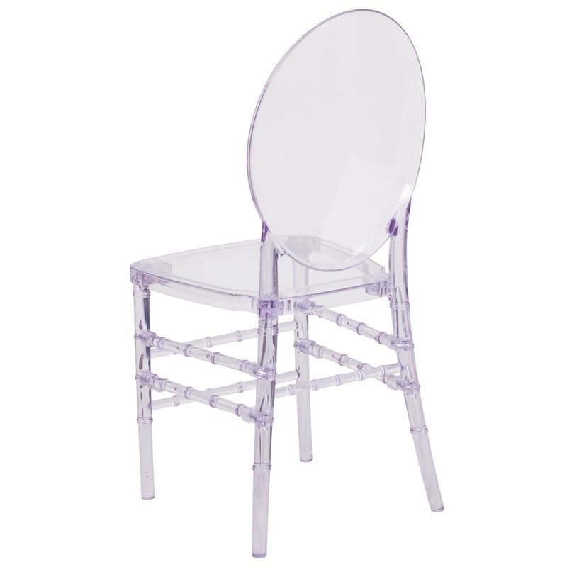 Flash Furniture Ice Florence Transparent Stacking Chair