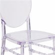 Flash Furniture Ice Florence Transparent Stacking Chair